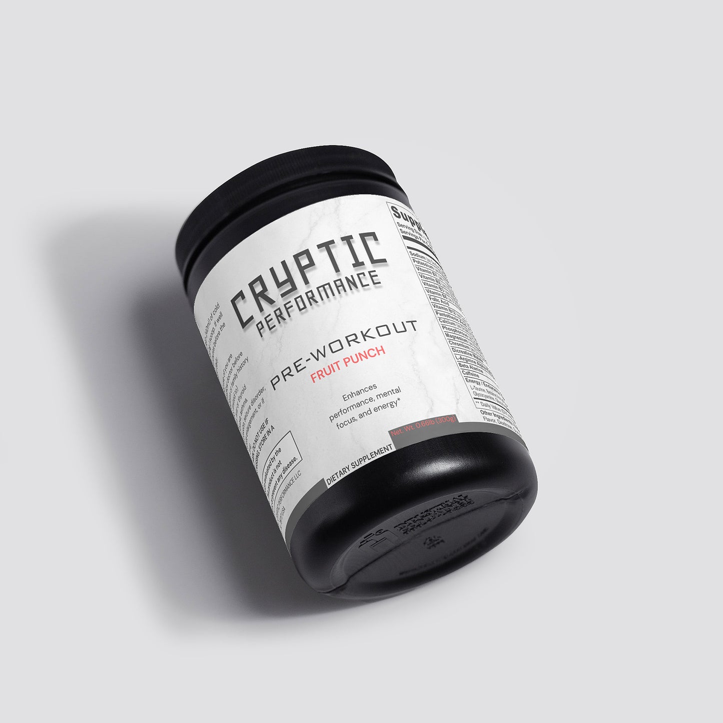 CRYPTIC Pre-Workout Powder (Fruit Punch)