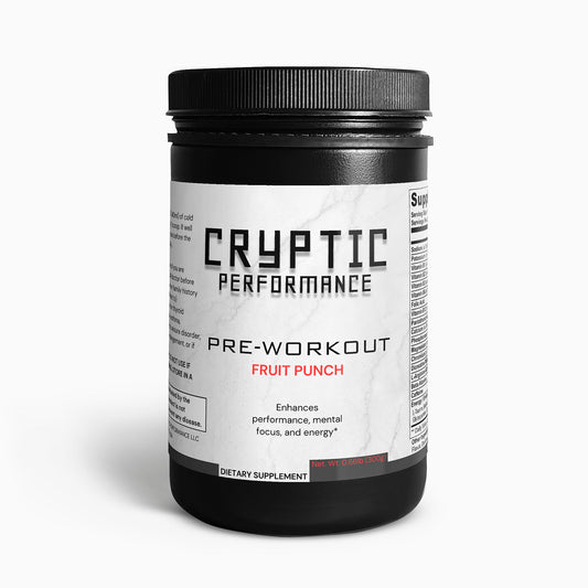 CRYPTIC Pre-Workout Powder (Fruit Punch)
